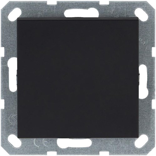 Выключатель 1-кл. 10А IP20 механизм черн. матовый soft touch Jasmart G3011PB 1944922 - фото 16704744