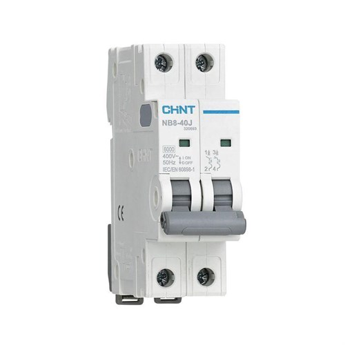 Выключатель автоматический 2п 25А 6кА NB8-40J х-ка C (R) CHINT 320691 1759357 - фото 16705243