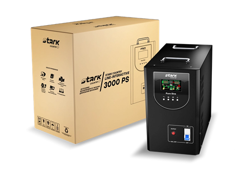 Источник бесперебойного питания (ИБП) STARK COUNTRY Line Interaktiv 1300 PS SRK0001003 - фото 16705625