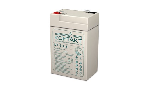 Аккумулятор КОНТАКТ КТ 6-4,5 KNT0001004 - фото 16705856