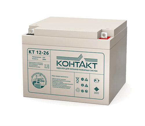 Аккумулятор КОНТАКТ КТ 12-26 KNT0001013 - фото 16705911