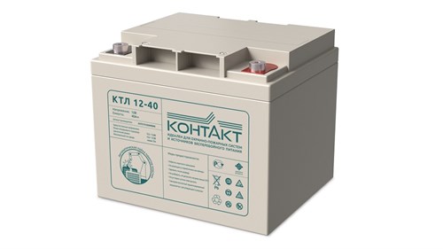Аккумулятор КОНТАКТ КТЛ 12-40 KNT0001015 - фото 16705924