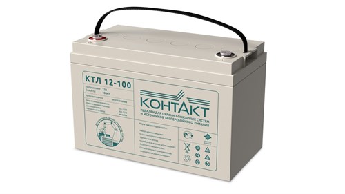 Аккумулятор КОНТАКТ КТЛ 12-100 KNT0001019 - фото 16705944