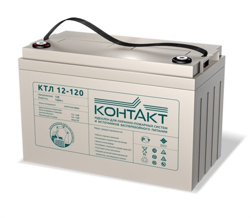 Аккумулятор КОНТАКТ КТЛ 12-120 KNT0001020 - фото 16705950