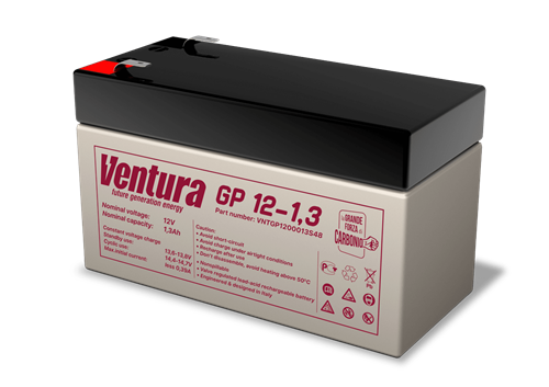 Аккумулятор для ИБП Ventura GP 12-1.3 VNT0001010 - фото 16706000
