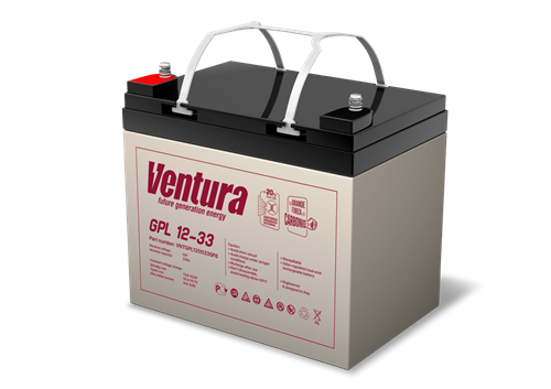 Аккумулятор для ИБП Ventura GPL 12-33 VNT0001016 - фото 16706035
