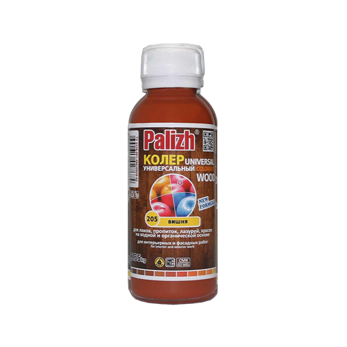 Паста колеровочная универсальная Palizh Wood 0.1 л, вишня 00501453300 - фото 16712102