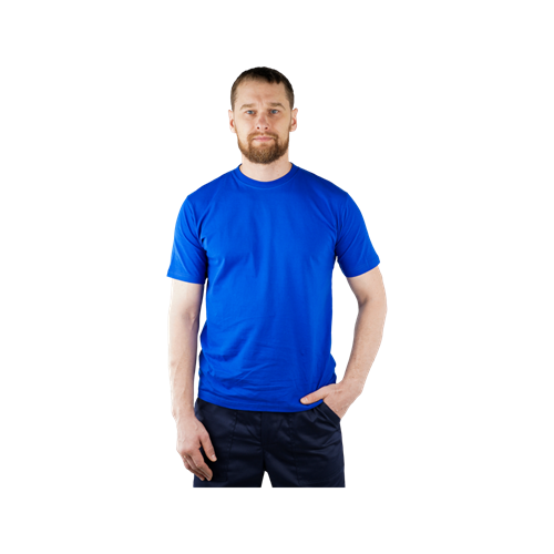 Футболка трикотажная, васильковая 00010013393 - фото 16715827