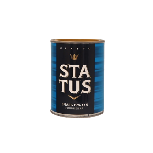 Эмаль ПФ-115 Status черная 0,8 кг 14913 - фото 16716117