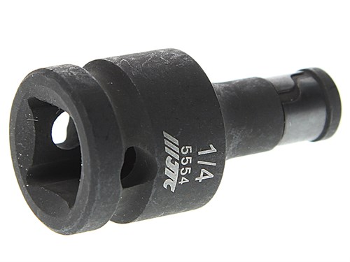 JTC-5554 - Держатель бит 1/2"х1/4" ударный JTC - 
Предназначен для бит размером &frac14;"
Стальная пружина предотвращает выпадение биты
Материал: хроммолибденовый сплав
S: 1/2" x 6,35
L: 48 мм JTC-5554 - фото 16723690