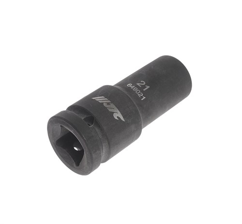 JTC-649021 - Головка торцевая 3/4" 21мм ударная глубокая L=90мм JTC -  
  Изготовлена из высококачественной хром-молибденовой стали. 
  6 граней, метрический размер.
  Размер: 3/4&quot;х21 мм.
  Длина: 90 мм. 
  Количество в оптовой упаковке: 30 шт.  JTC-649021 - фото 16725054