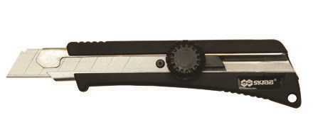 Нож с выдвижным лезвием усиленный 18-0,5 мм SKRAB L58S 26732 26732 - фото 16735196