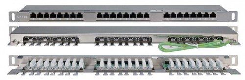 Патч-панель 19дюйм 0.5U кат.5E 24 порта RJ45 Dual IDC PPHD-19-24-8P8C-C5E-SH-110D высок. плотности Hyperline 244077 1201522 - фото 16735315