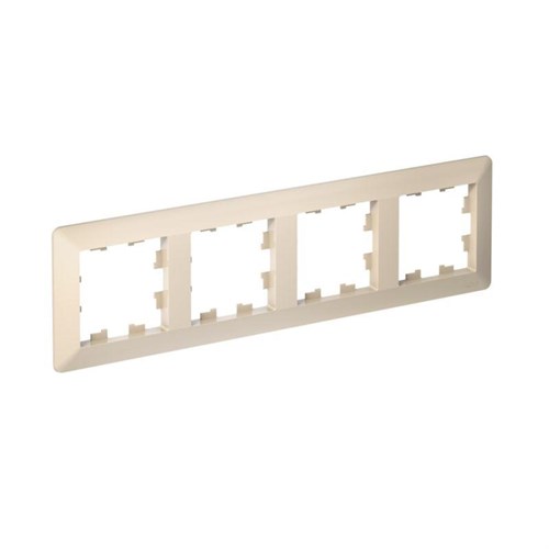 Рамка 4-м AtlasDesign Air беж./дым. бел. SE ATN220204 1932473 - фото 16735746