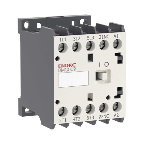 Миниконтактор YON DMC009 9A 4кВт AC3 3P кат. 220В AC 1НО YON DMC009-3C10A230 1805145 - фото 16736153