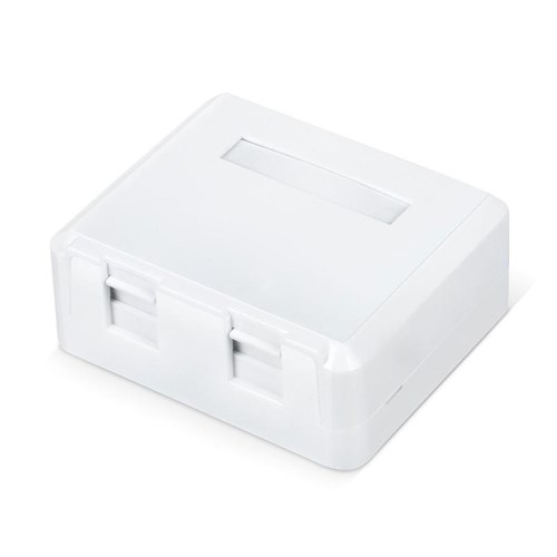 Корпус настенной розетки WR-MB-2 для установки 2-х вставок типа Keystone Jack бел. WRline 505220 1761940 - фото 16736354