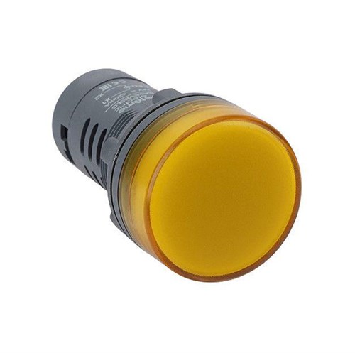 Лампа светосигнальная SB7 d22мм 230В AC желт. моноблочная SE SB7EV08MP 1680921 - фото 16736566