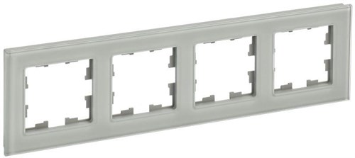 Рамка 4-м BRITE РУ-4-2-БрД стекло дым. IEK BR-M42-G-K30 1679831 - фото 16736584