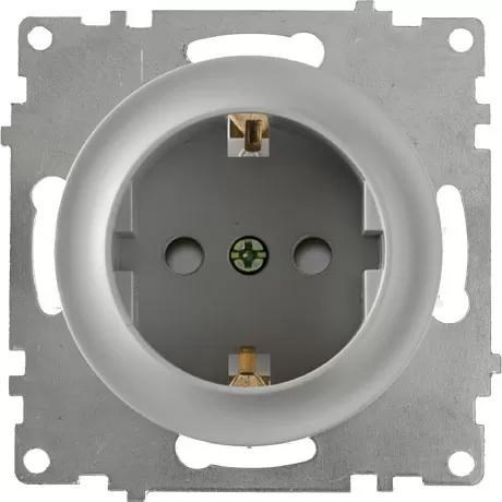 Розетка 1-м СП Florence 16А IP20 с заземл. защ. шторки винтов. клеммы механизм сер. (1E10101302) OneKeyElectro 2172833 1656661 - фото 16736656