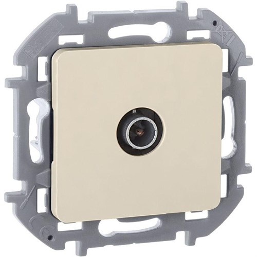 Розетка телевизионная TV Inspiria 2дБ 0-2400мГц с топологией "звезда" механизм сл. кость Leg 673851 1445274 - фото 16737095