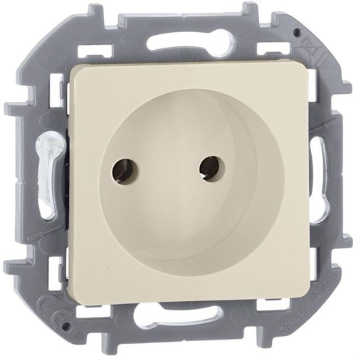 Розетка 1-м СП Inspiria 16А IP20 250В 2P механизм сл. кость Leg 673711 1445254 - фото 16737099