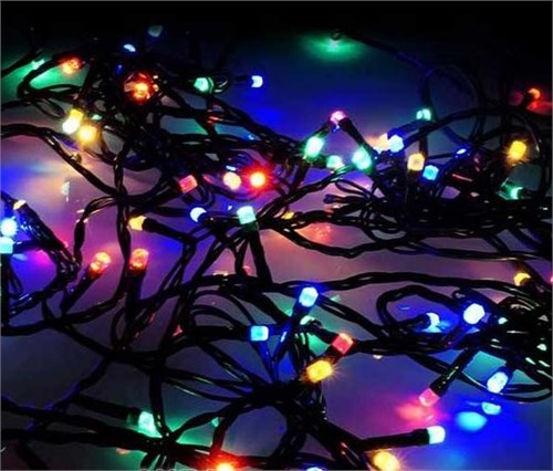 Гирлянда "Нить" DC-LD120-M-E 120 LED мульти уличная колпачек "кристалл" SHLights 4690601042910 1375438 - фото 16737201