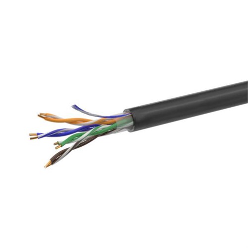 Кабель витая пара U/UTP кат.5E 4х2х24AWG solid CCA PE Out. 305м (м) Net.on 01-0301 13407472 - фото 16737279