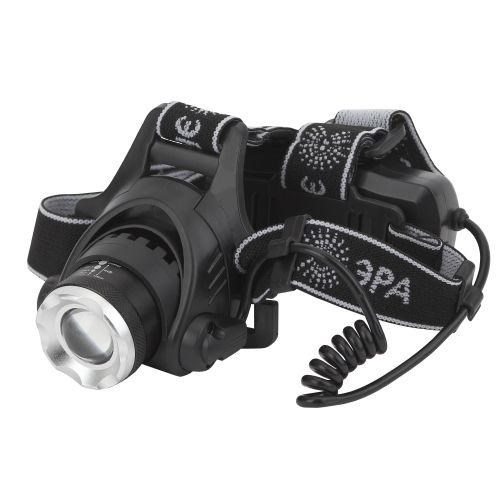 Фонарь аккумуляторный налобный GA-805 CREE 5Вт регулир. фокус литиевый аккум. 2.5А.ч алюм. USB пластик. (кор.) Эра Б0039625 561344 - фото 16737339