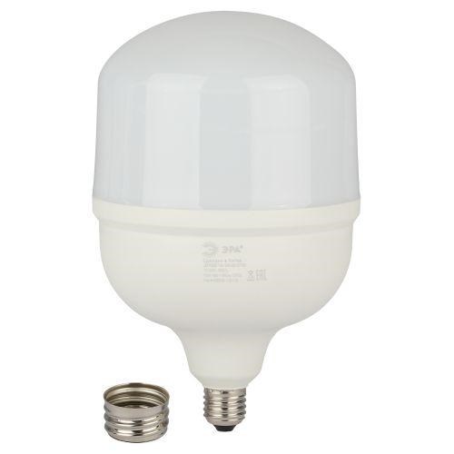 Лампа светодиодная высокомощная STD LED POWER T160-100W-6500-E27/E40 100Вт T160 колокол 6500К нейтр. бел. E27/E40 (переходник в компл.) 8000лм Эра Б0032090 1231357 - фото 16737440