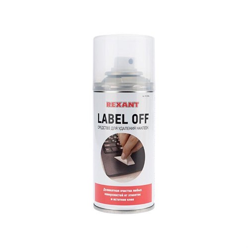 Средство для удаления наклеек LABEL OFF 150мл Rexant 85-0004 493214 - фото 16737503