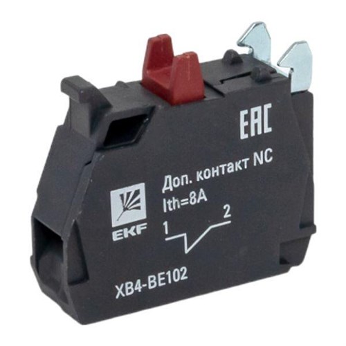 Контакт дополнительный NC красн. PROxima EKF XB4-BE102 1277359 - фото 16737553