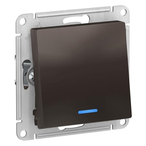 Переключатель проходной 1-кл. СП AtlasDesign 10А IP20 (сх. 6а) 10AX с подсветкой механизм мокко SE ATN000663 1240379 - фото 16737685