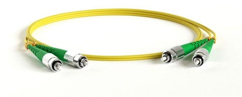 Патч-корд FC-D2-9-FC/AR-FC/AR-H-3M-LSZH-YL волоконно-оптический (шнур) SM 9/125 (OS2) FC/APC-FC/APC 2мм duplex LSZH 3м Hyperline 238604 1202713 - фото 16737740