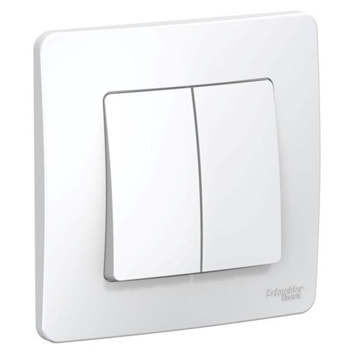 Переключатель проходной 2-кл. СП Blanca 10А IP20 (сх. 6+6) 250В бел. SE BLNVS106601 1210257 - фото 16737874
