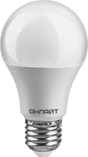 Лампа светодиодная 61 140 OLL-A60-10-230-6.5K-E27 10Вт грушевидная ОНЛАЙТ 61140 463116 - фото 16737910