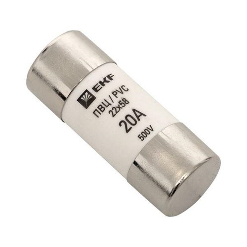 Вставка плавкая цилиндрическая ПВЦ 22х58 20А EKF pvc-22x58-20 408002 - фото 16738005
