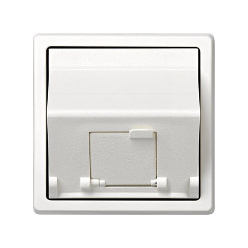 Адаптер на 1 RJ45(12) коннектор 75528; 75540; 75541; 75544-39 наклонный Simon73 Loft бел. 73085-60 393401 - фото 16738229