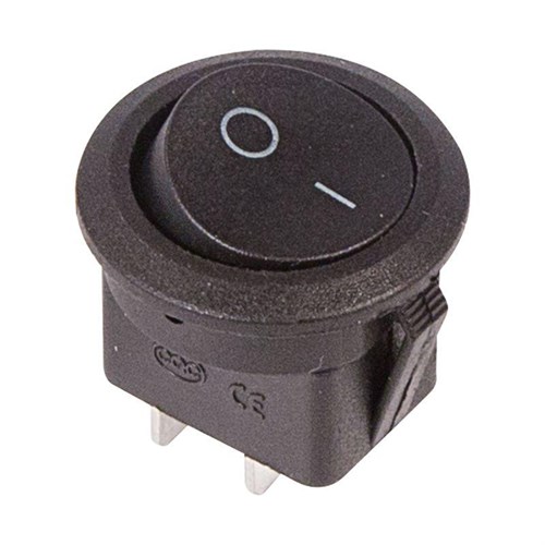 Выключатель клавишный 250В 6А (2с) ON-OFF круглый черн. (RWB-212; SC-214; MRS-102-8) Rexant 36-2550 340849 - фото 16738305