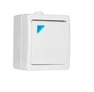 Выключатель 1-кл. ОП Аллегро 10А IP54 с подсветкой бел. UNIVersal 5563477 284448 - фото 16738454