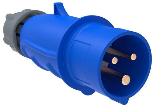 Вилка эл. каб. 32А 2P+PE 220В IP44 MAGNUM ССИ-023 IEK PSN01-032-3 255647 - фото 16738606