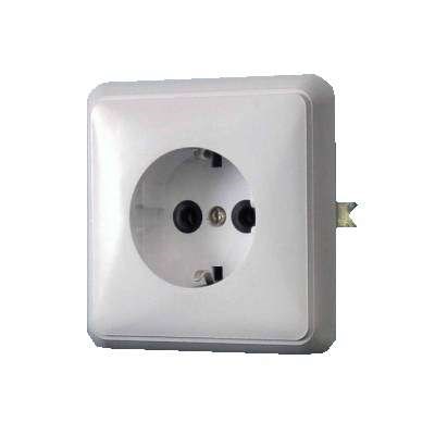 Розетка 1-м СП 16А IP20 с заземл. бел. БЕЛТИЗ Молодечно РС16-004 13780 - фото 16738688