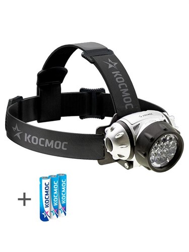 Фонарь налобный H14LED 14LED 3хAAA/R03 КОСМОС KOC-H14-LED 97675 - фото 16739100