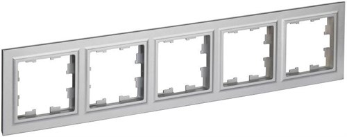 Рамка 5-м BRITE РУ-5-БрА алюм. IEK BR-M52-K47 1701806 - фото 16739421