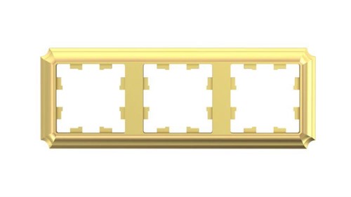 Рамка 3-пост. AtlasDesign Antique универс. зол. SE ATN101603 1775629 - фото 16739454