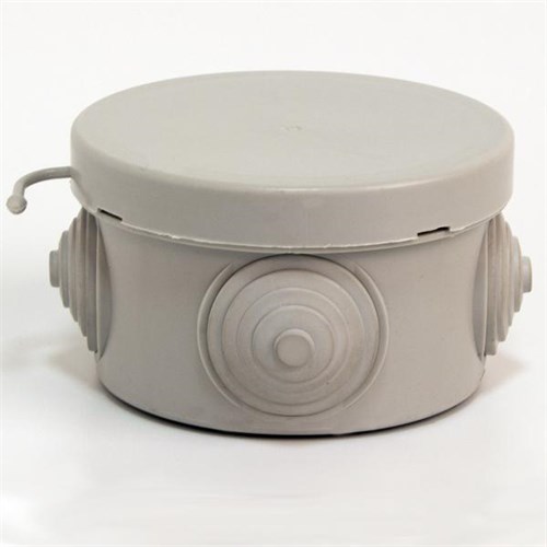 Коробка распределительная ОП 65х40мм 4 каб. вводов IP54 сер. (круг.) TOKOV ELECTRIC TKE-KR-65-40-C06 1889679 - фото 16739873