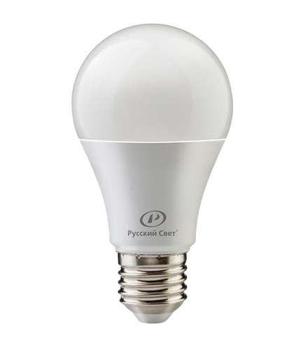 Лампа светодиодная RS A60 E27 15W 220-240V 6500К 15Вт 1500лм Ra 90 грушевидная Русский Свет 15010345045 1837292 - фото 16740055