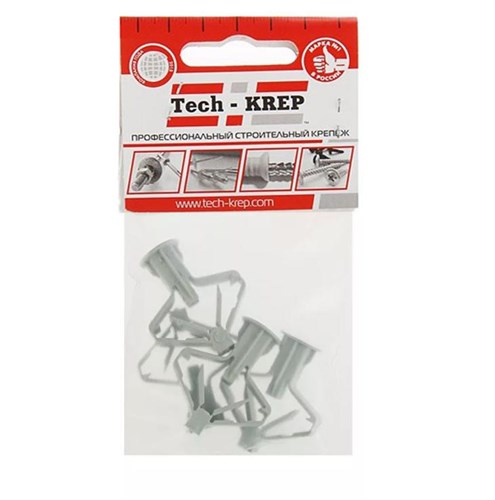 Дюбель (анкер) Бабочка полипропилен 10х50 (уп.4шт) Tech-KREP 111488 1744709 - фото 16740272
