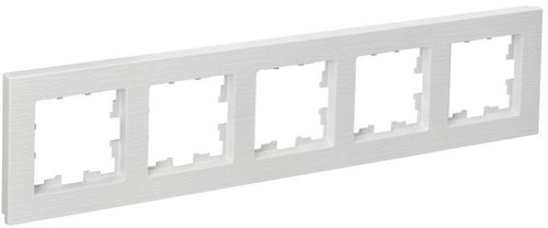 Рамка 5-м BRITE РУ-5-Бр бел. рифленый IEK BR-M52-51-K01 1766160 - фото 16740337