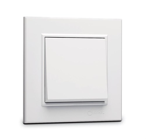 Переключатель 1-кл. СП Karea 10А IP20 бел. Makel 56001005 1599729 - фото 16740915