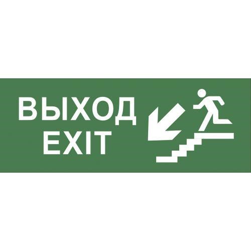 Этикетка самоклеящаяся 200х60мм "Выход/лестница вниз/фигура" DPA/DBA INFO-DBA-013 ЭРА Б0048465 1498873 - фото 16741027